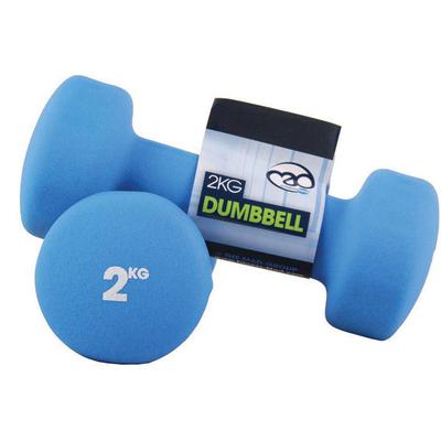 Fitness-Mad Neoprene Dumbbells 2kg - Blue