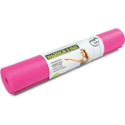 Fitness-Mad Warrior II Yoga Mat - Pink
