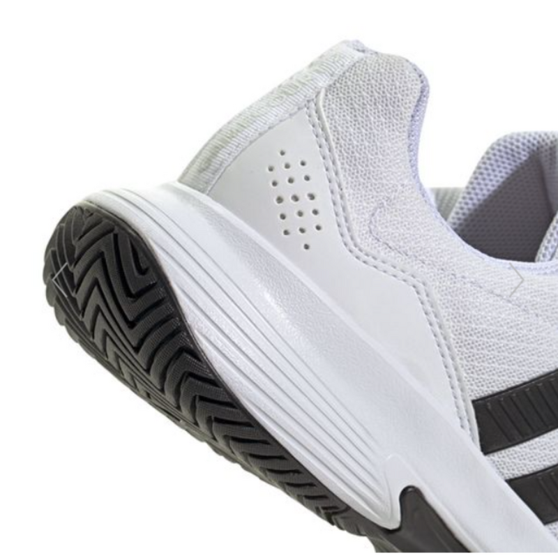 Adidas Mens Gamecourt 2.0 Tennis Shoes - Black/White - main image