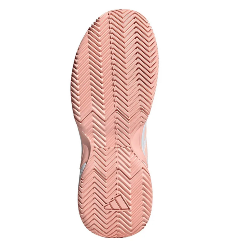 Adidas Women Game Court 2 Tennis Shoes- Cloud White/ Blush Pink/ Cloud White - main image