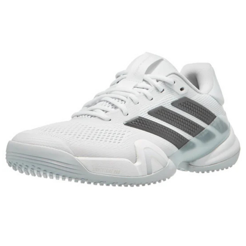Adidas Mens Barricade 14 Grass Tennis Shoes - Cloud White/Iron Grey - main image