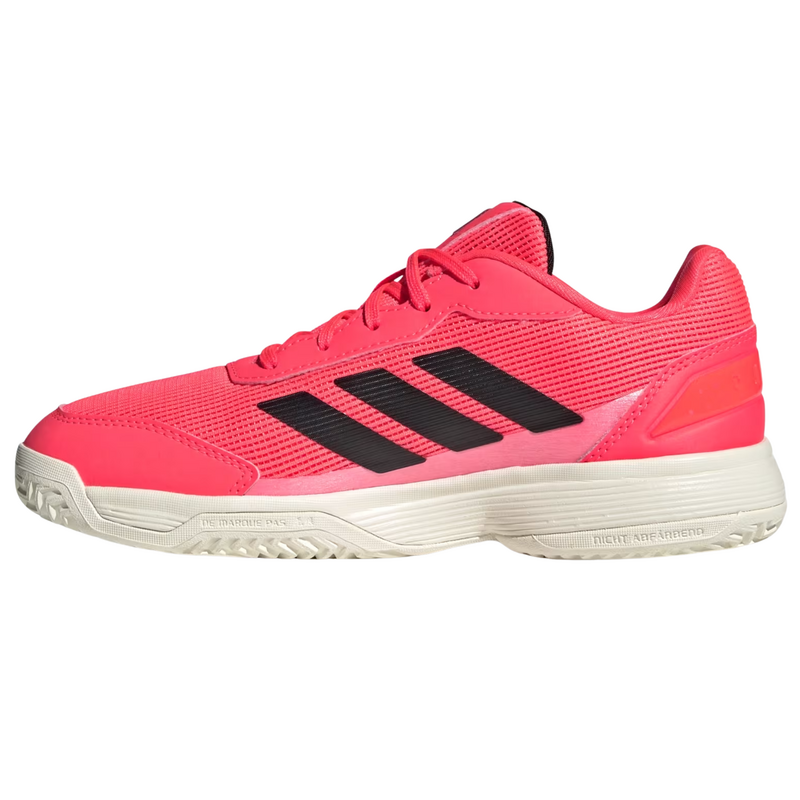 Adidas Kids Crazyquick Padel Shoes - Solar Turbo/Core Black/Off White - main image