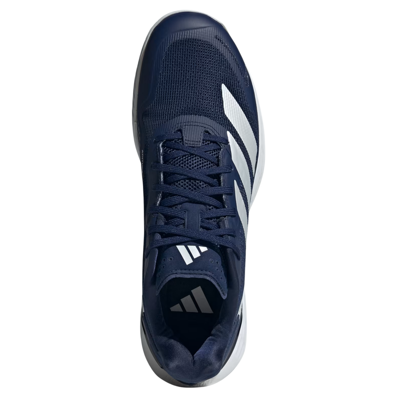 Adidas Mens Defiant Speed 2 Tennis Shoes - Dark Blue / Zero Metallic / Cloud White - main image