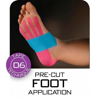 Kinesio Pre-Cut Tex Tape - Dynamic Foot Support - main image