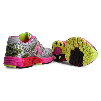 New Balance 860v4 Girls Running Shoes - Grey/Pink - main image