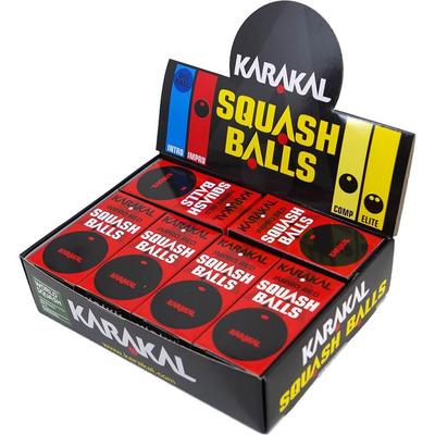 Karakal Red Dot Squash Balls - 1 Dozen - main image