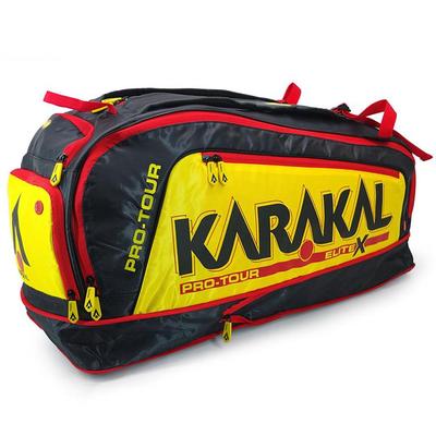 Karakal Pro-Tour Elite X 12 Racket Bag - Black/Red/Yellow - main image