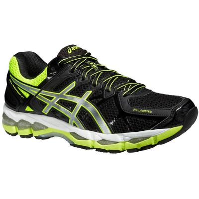 Asics Mens GEL-Kayano 21 Running Shoes - Black/Yellow - main image