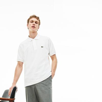 Lacoste Mens Classic Fit Polo - White - main image