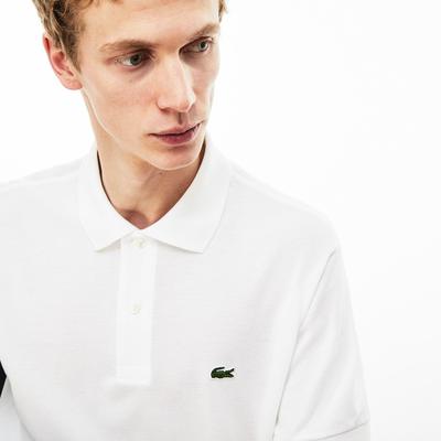 Lacoste Mens Classic Fit Polo - White - main image