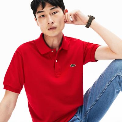 Lacoste Mens Classic Fit Polo - Red - main image