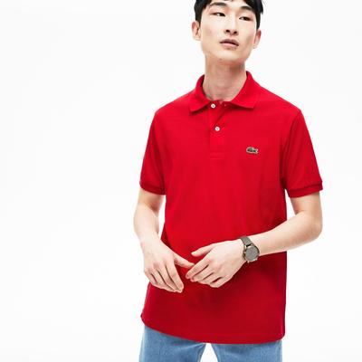 Lacoste Mens Classic Fit Polo - Red - main image