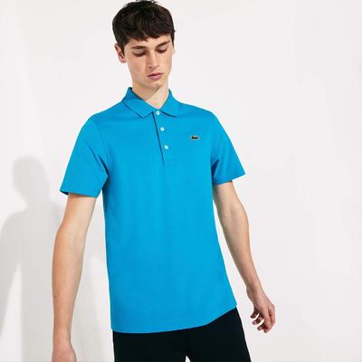 Lacoste Mens Ultra-Lightweight Knit Tennis Polo - Turquoise ...