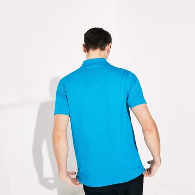 Lacoste Mens Ultra-Lightweight Knit Tennis Polo - Turquoise - main image