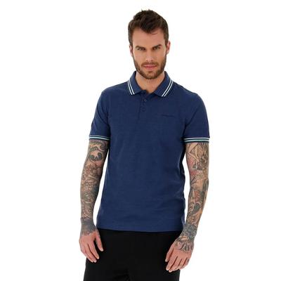 Lotto Mens Polo Classica Top -Blue Indigo /Bright White - main image