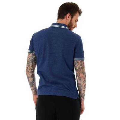Lotto Mens Polo Classica Top -Blue Indigo /Bright White - main image