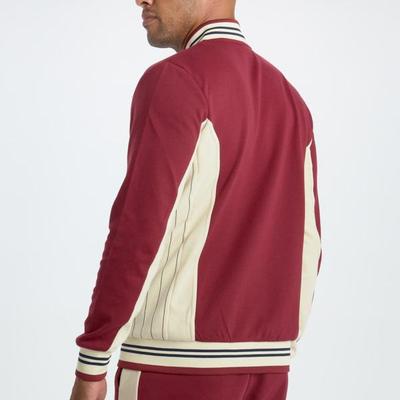 Fila Mens Settanta Track Jacket - Tibetan Red/Oyster White - main image