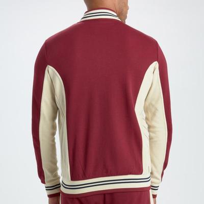 Fila Mens Settanta Track Jacket - Tibetan Red/Oyster White - main image