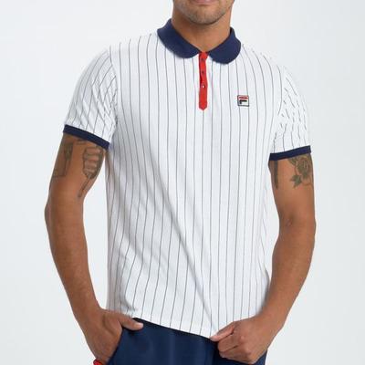Fila Mens BB1 Classic Vintage Polo - White - main image