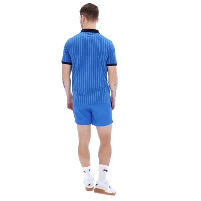 Fila Mens Classic Striped Polo - Strong Blue - main image