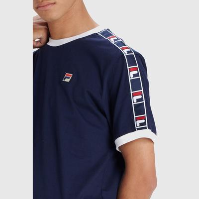 Fila Mens Luca Woven Tee - Fila Navy - main image
