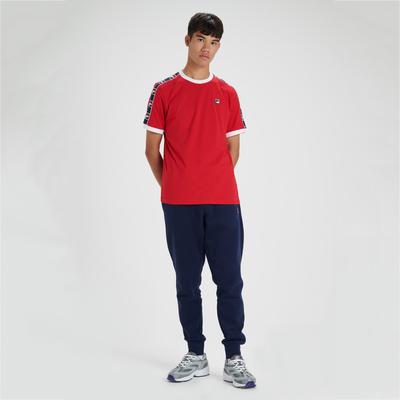Fila Mens Luca Woven Tee - Chinese Red