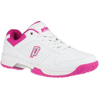 Prince Womens Advantage Lite Tennis Shoes - White/Pink - main image