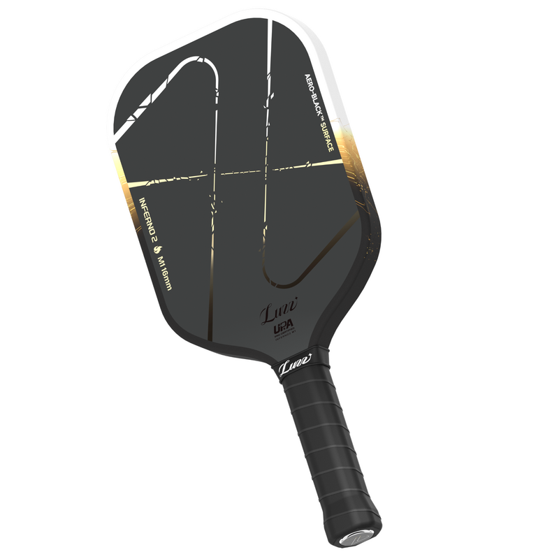 Luzz Inferno2 M1 Pickleball Paddle (2026) - White/Gold - main image