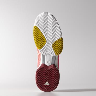 Adidas Womens Stella McCartney Barricade 8 Tennis Shoes - Pink/White - main image