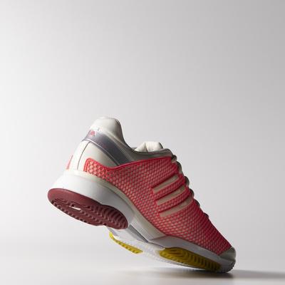 Adidas Womens Stella McCartney Barricade 8 Tennis Shoes - Pink/White