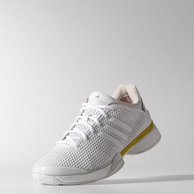 Adidas Womens Stella McCartney Barricade 8 Tennis Shoes - White - main image