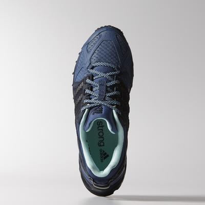 Adidas Womens Kanadia Tr 6 W Textile Running Shoes - Vista Blue/Mint - main image