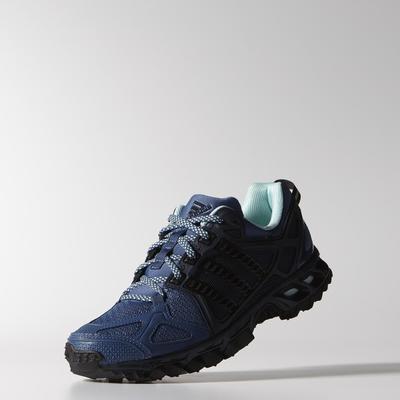 Adidas Womens Kanadia Tr 6 W Textile Running Shoes - Vista Blue/Mint - main image