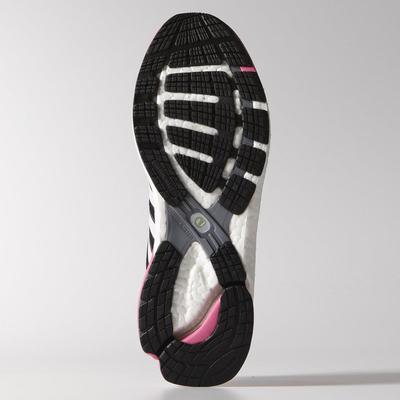 Adidas Womens Adistar Boost ESM Running Shoes - Black/White/Pink - main image