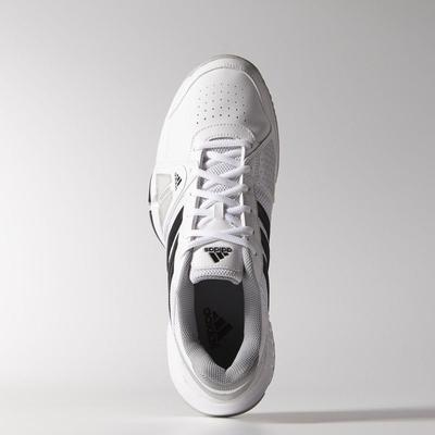 Adidas Mens Barricade Team 3 Tennis Shoes - White/Black - main image
