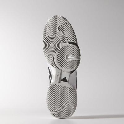 Adidas Mens Barricade Team 3 Tennis Shoes - White/Black - main image