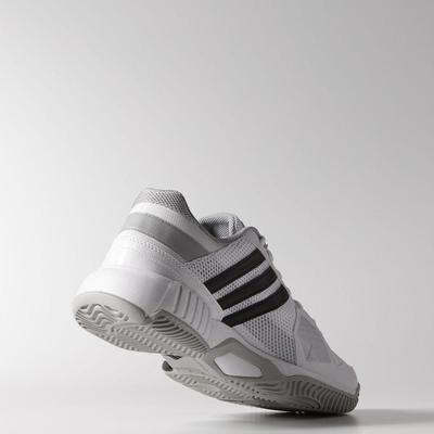 Adidas Mens Barricade Team 3 Tennis Shoes - White/Black - main image