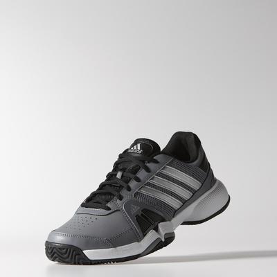 Adidas Mens Barricade Team 3 Tennis Shoes - Grey/Black - main image