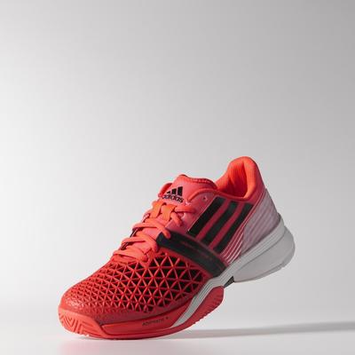 Adidas Mens CC Adizero Feather III Tennis Shoes - Solar Red - main image