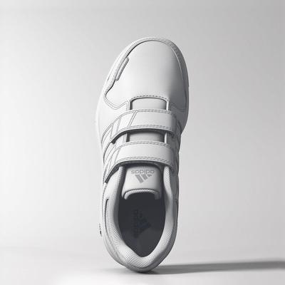 Adidas Kids Trainer 6 Training Shoes - Core White/Clear Grey - main image