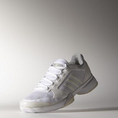 Adidas Womens Stella McCartney Barricade 2015 Tennis Shoes - White/Yellow - main image
