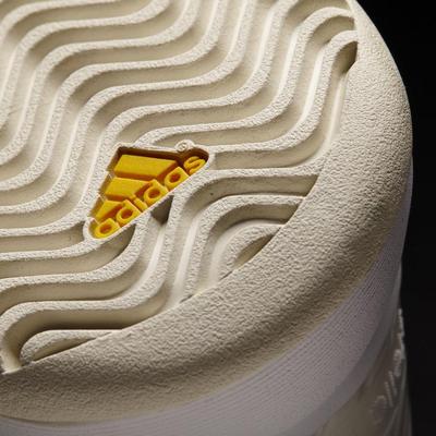 Adidas Womens Stella McCartney Barricade 2015 Tennis Shoes - White/Yellow - main image