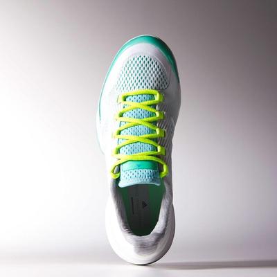 Adidas Womens Stella McCartney Barricade 2015 Tennis Shoes - White/Green - main image