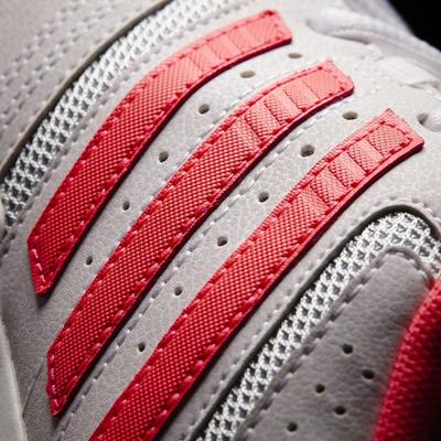 Adidas Womens Barricade Court Tennis Shoes - White/Red - main image