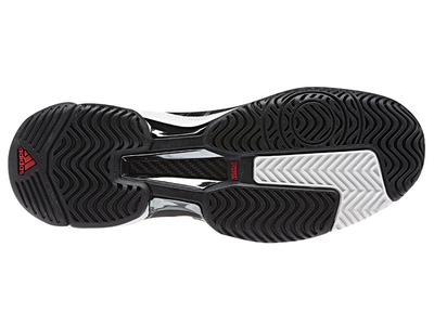 Adidas Mens Barricade V Classic Tennis Shoes - White/Black - main image