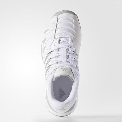 Adidas Womens Barricade V Classic Tennis Shoes - White - main image