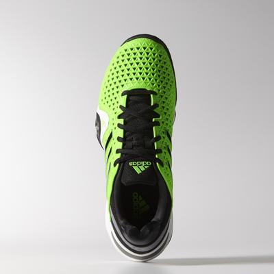 Adidas Mens Adipower Barricade 8+ Tennis Shoes - Solar Green - main image