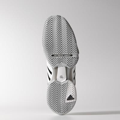 Adidas Mens adipower Barricade 8+ Tennis Shoes - White - main image