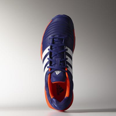 Adidas Mens adiPower Stabil 11 Indoor Shoes - Purple/Red - main image