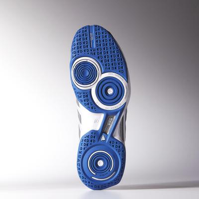 Adidas Mens adiPower Stabil 11 Indoor Shoes - White/Blue - main image